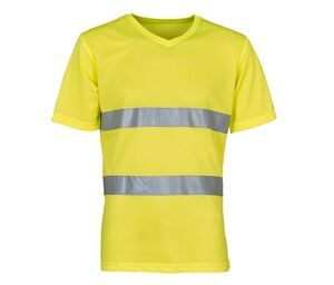 Yoko YK910 - V-neck high-visibility T-shirt Hi Vis Yellow
