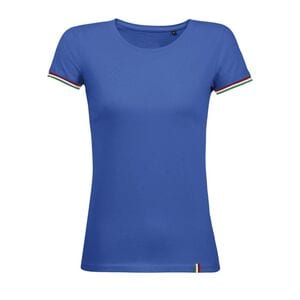 SOL'S 03109 - Rainbow Women Tee Shirt Femme Manches Courtes Royal Blue