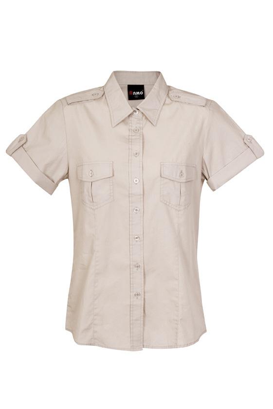 Ramo S002FS - Ladies Military Short Sleeve  Shirt