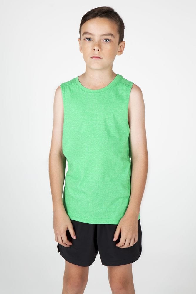 Ramo T313KS - Boys Heather SLEEVELESS Tee - Greatness Range
