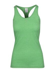 Ramo T409LD - Ladies Greatness Athletic T-back Singlet Emerald Green Heather