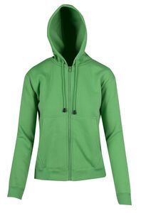 Ramo TZ66UN - Ladies/Juniors Zipper Hoodies with Pocket Emerald Green