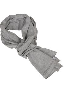 Build Your Brand BY063 - Jersey Scarf Heather Grey