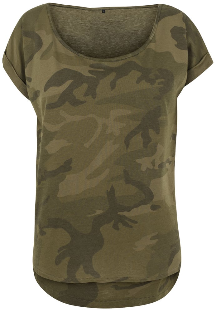 Build Your Brand BY064 - Women's Camouflage T-shirt