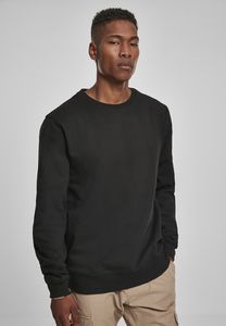 Build Your Brand BY119 - Sweat col rond Premium Noir