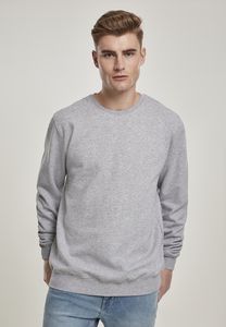 Build Your Brand BY119 - Sweat col rond Premium Heather Grey