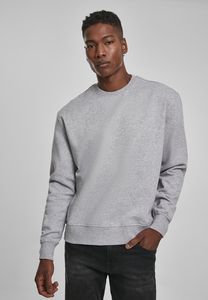 Build Your Brand BY120 - Premium oversized round neck sweatshirt Heather Grey