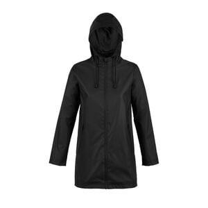 NEOBLU 03175 - Antoine Women Waterproof Waxed Jacket Deep Black