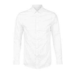 NEOBLU 03182 - Blaise Men Camisa Hombre Sin Planchado Blanc optique