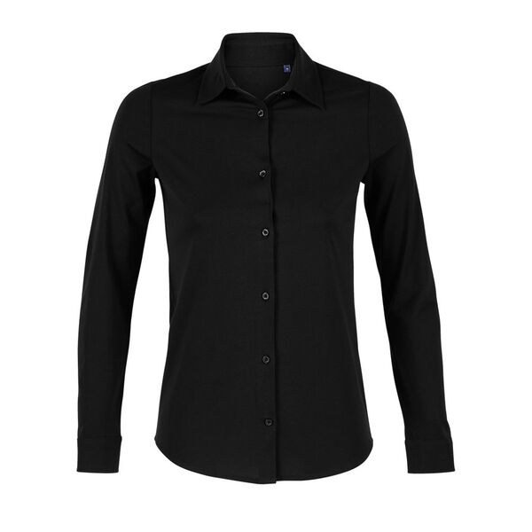 NEOBLU 03199 - Balthazar Women Camisa Mujer De Punto Liso Mercerizado