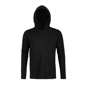 NEOBLU 03186 - Louis Men Hooded T Shirt Deep Black