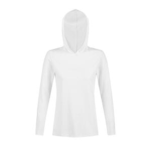 NEOBLU 03187 - Louis Women Hooded T Shirt Blanc optique