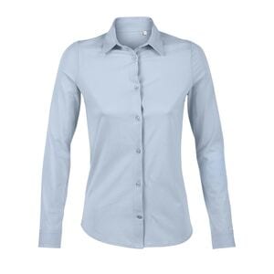 NEOBLU 03199 - Balthazar Women Camicia Donna Jersey Mercerizzato Soft Blue
