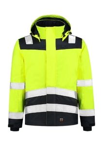 Tricorp T51 - Midi Parka High Vis Bicolor unisex work jacket jaune fluorescent