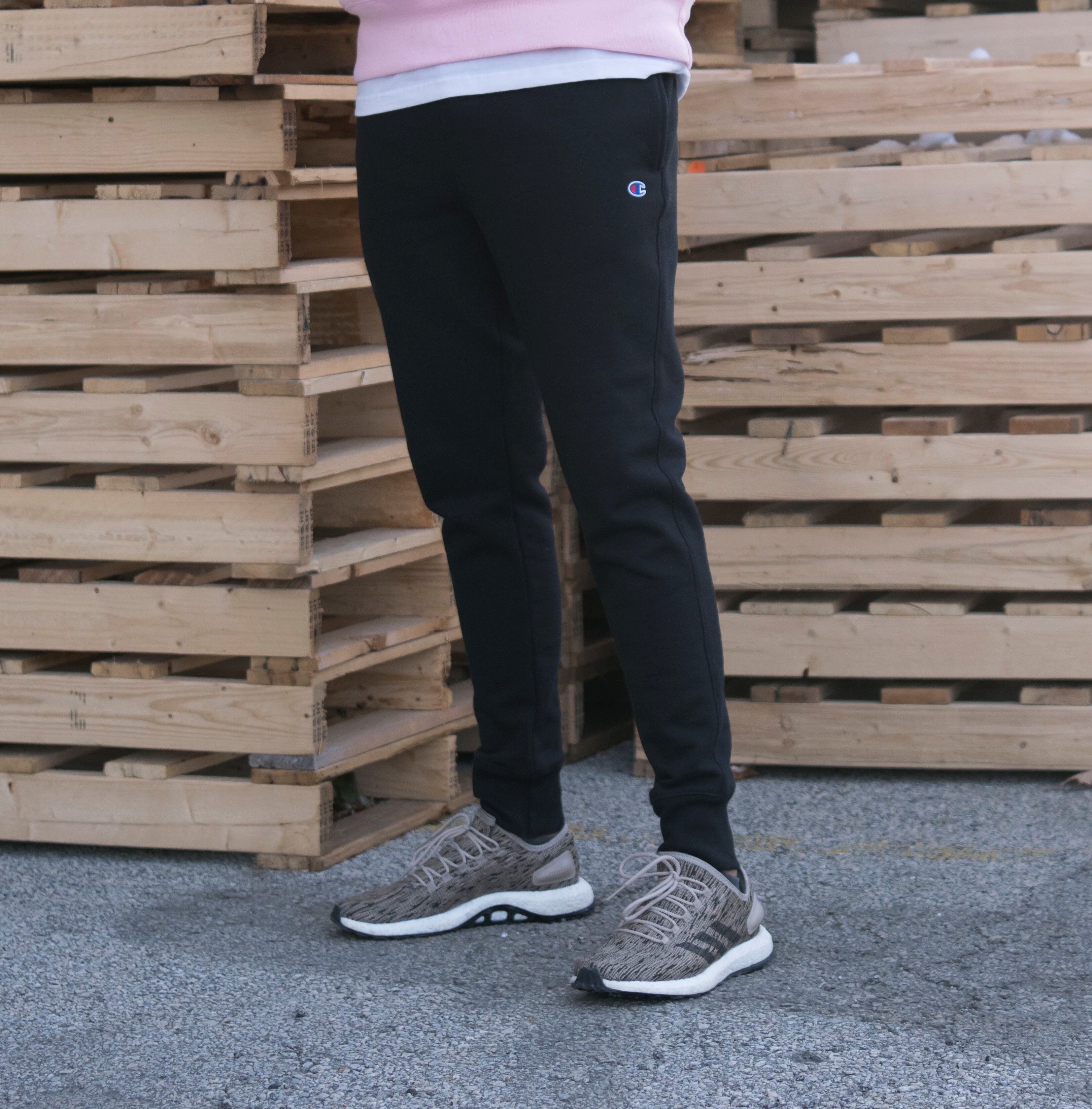 champion authentic sueded joggers