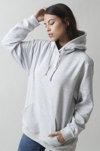 Radsow UXX04F - Radsow Apparel - Sweat Shirt à capuche London pour femmes Heather Grey