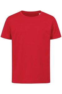 Stedman STE8170 - Interlock Active-Dry Ss T-shirt til børn Crimson Red