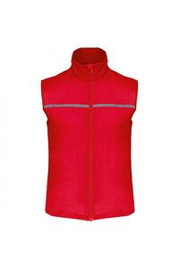 Proact PA234 - Running gilet with mesh back Red