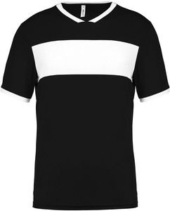 Proact PA4000 - Sportshirt korte mouwen volwassene Zwart / Wit