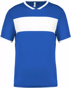 Proact PA4000 - Adults' short-sleeved jersey Sporty Royal Blue / White
