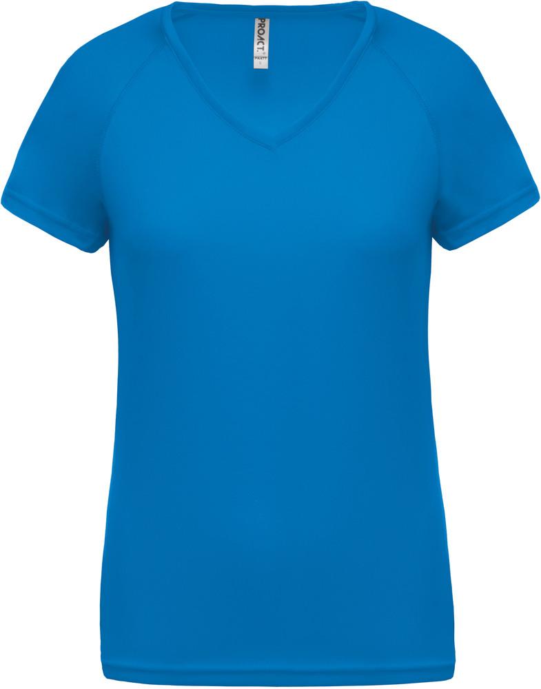 Proact PA477 - T-shirt donna sportiva a manica corta scollo a V