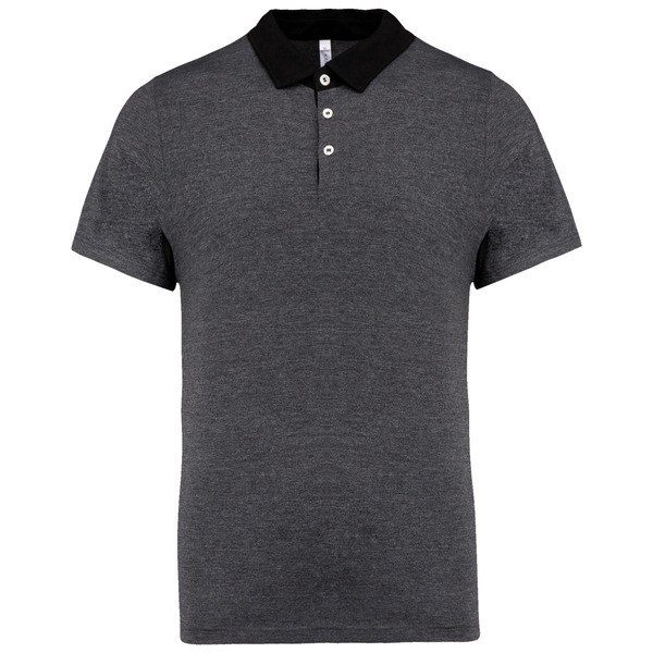 Kariban K260 - Polo jersey bicolor hombre