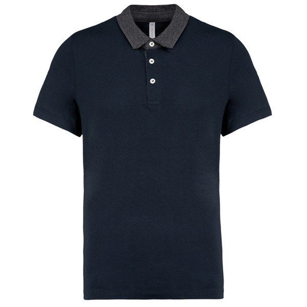 Kariban K260 - Polo jersey bicolor hombre