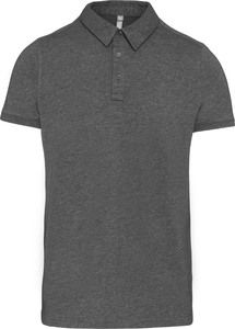 Kariban K262 - Męska krótka koszulka polo z dżerseju Szarość wrzosu
