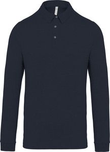 Kariban K264 - Men's long sleeved jersey polo shirt Navy