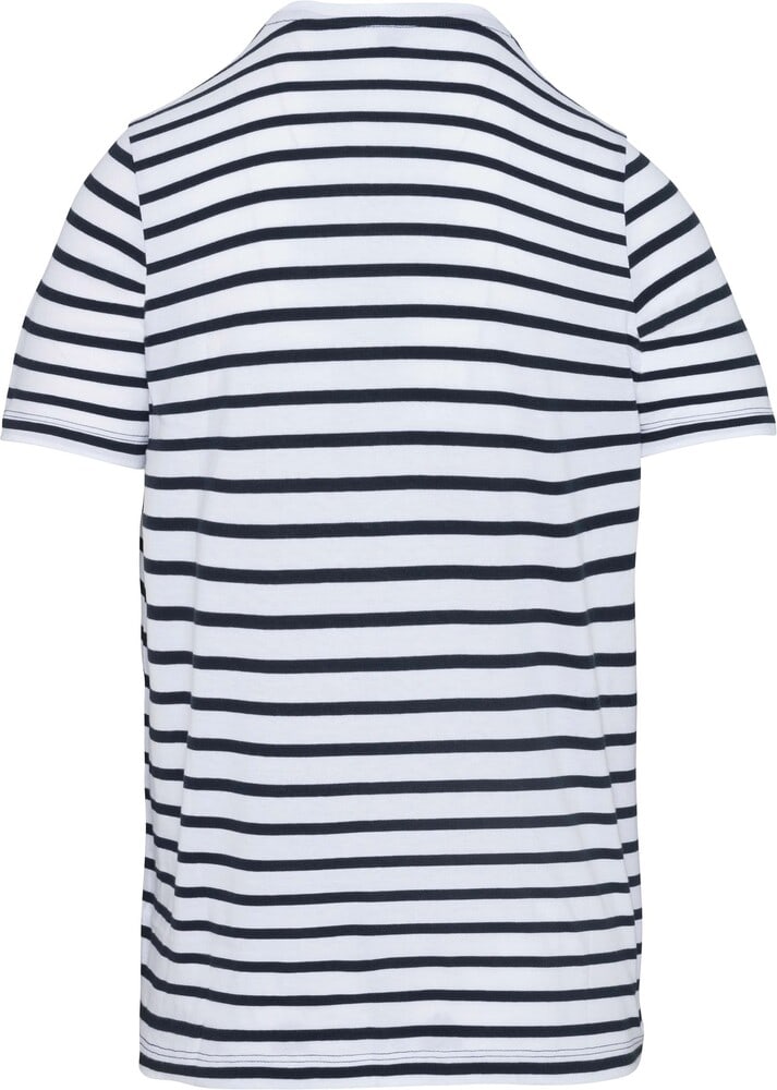 Kariban K379 - Kids' striped short sleeve sailor t-shirt with pocket