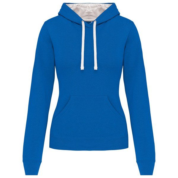 Kariban K465 - Ladies’ contrast hooded sweatshirt