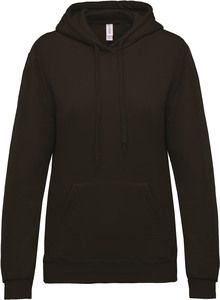 Kariban K473 - Sweatshirt de senhora com capuz Cinzento escuro