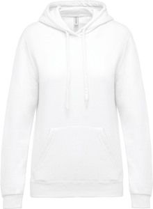 Kariban K473 - Sweatshirt de senhora com capuz White
