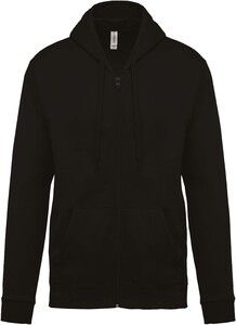 Kariban K479 - Zipped hooded sweatshirt Black