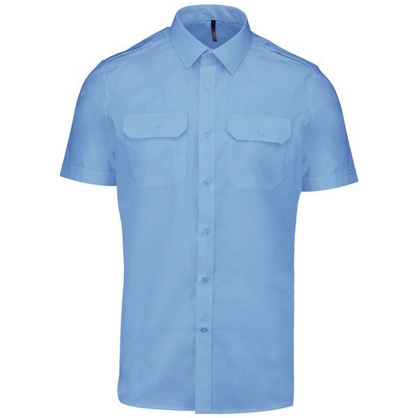 Kariban K503 - Camisa piloto manga corta hombre