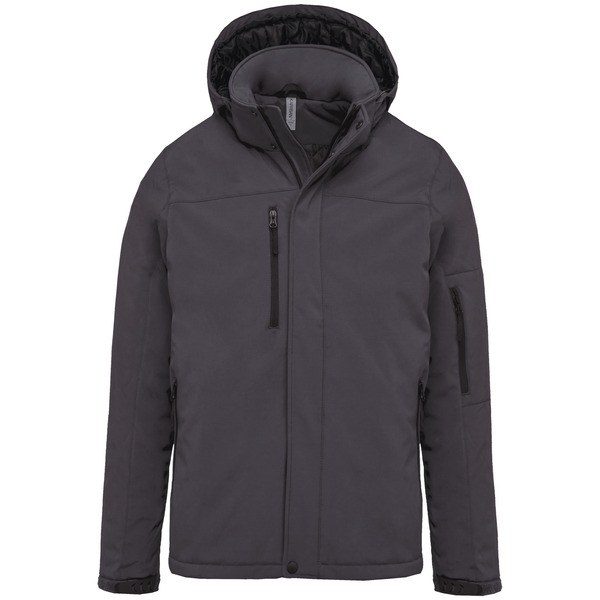 Kariban K650 - Mens lined hooded softshell parka