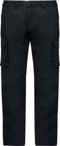 Kariban K744 - Men's multi-pocket trousers Black