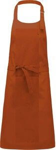 Kariban K895 - Cotton apron without pocket Burnt Orange