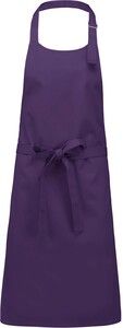 Kariban K895 - Cotton apron without pocket Purple