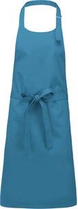 Kariban K895 - Cotton apron without pocket Tropical Blue