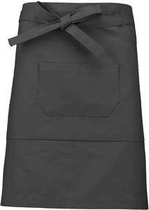 Kariban K898 - Mid-length cotton apron Dark Grey
