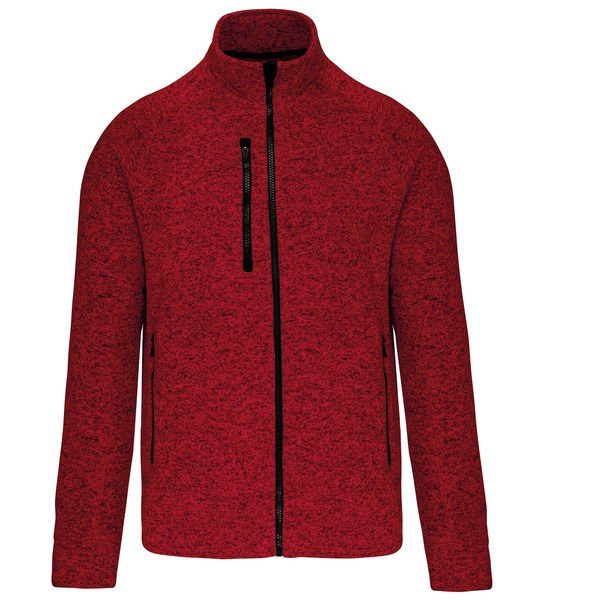 Kariban K9106 - Mens mottled zipped jacket