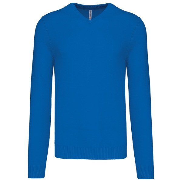 Kariban K965 - Mens Classic V-Neck Cotton Blend Sweater