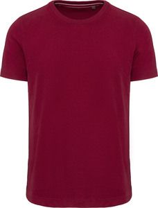 Kariban KV2106 - Men's vintage short-sleeved t-shirt Vintage Dark Red