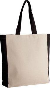 Kimood KI0275 - Two-tone tote bag Natural / Black