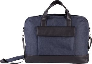 Kimood KI0429 - Businessman laptop bag Graphite Blue Heather