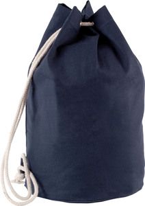 Kimood KI0629 - Cotton sailor bag with drawstring Navy