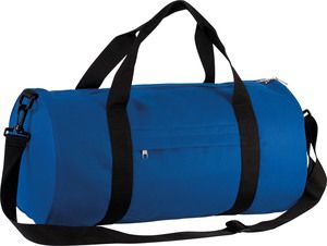 Kimood KI0633 - Tube shaped tote bag Royal Blue / Black