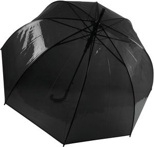 Kimood KI2024 - Gennemsigtig paraply Black