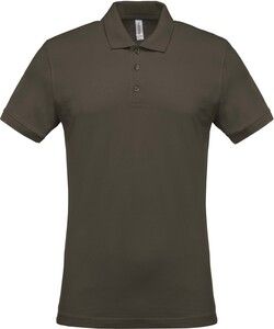 Kariban K254 - Men's short-sleeved piqué polo shirt Dark Khaki